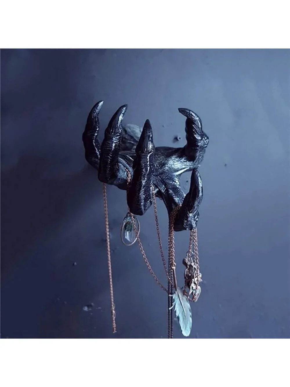 Aesthetic Witch Demon Hand Wall Art Sculpture - Retro Resin Hanging Decor